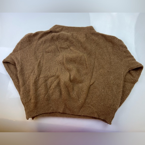 Alexandre Laurent Brown Ribbed Knit Sweater N274-5 - Picture 5 of 8